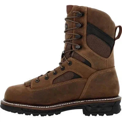 Georgia Men's Logger LTX 9" Composite Toe Waterproof 400G Work Boot -Brown- GB00681 - Overlook Boots