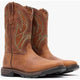 Georgia Men's Carbo Tec Flx 11" Pull On Insulkul Western Work Boot - Brown - GB00702 - Overlook Boots