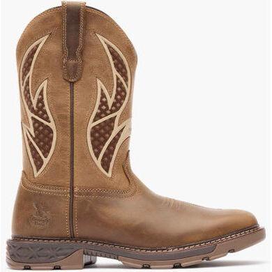 Georgia Men's Carbo Tec Flx 11" Square Toe Insulkul Work Boot- Brown- GB00703 - Overlook Boots