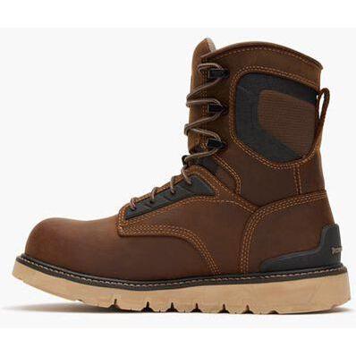 Georgia Men's Carbon Flex 8" Carbon Toe Waterproof Wedge Work Boot - Brown - GB00714 - Overlook Boots