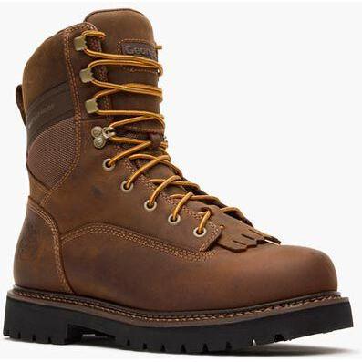 Georgia Men's Core 37 9" Comp Toe Waterproof Low Heel Logger Work Boot - Brown - GB00720 7 / Medium / Brown - Overlook Boots