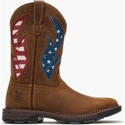 Georgia Men's Carbo Tec Flx 11" Square Toe Western Work Boot - Brown - GB00722 - Overlook Boots