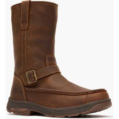 Georgia Men's Athens SuperLyte 11" Soft Toe Wellington Work Boot - Brown - GB00723 8 / Medium / Brown - Overlook Boots