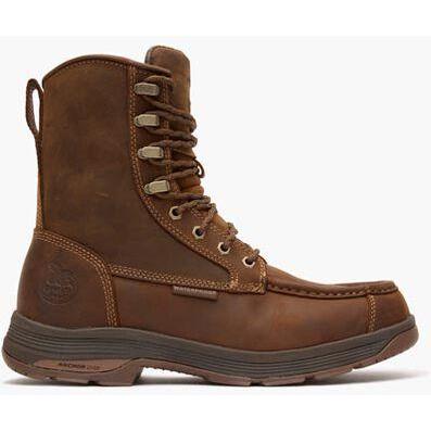 Georgia Men's Athens SuperLyte 11" Soft Toe Waterproof Work Boot - Brown - GB00724 - Overlook Boots