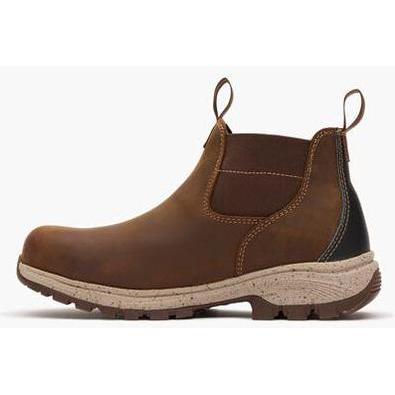 Georgia Women's Eagle Trail 5"Alloy Toe WP Chelsea Work Boot - Brown - GB00725 - Overlook Boots
