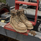 Georgia Men's Carbon Flex 6" Moc Toe Waterproof Wedge Work Boot- Brown- GB00728 - Overlook Boots