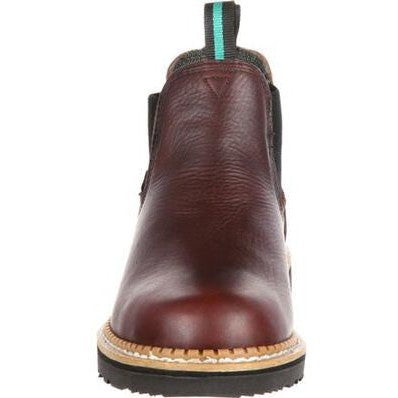 Georgia Men's Giant 5" Steel Toe Waterproof High Romeo Work Boot -Brown- GR530 - Overlook Boots