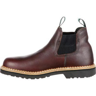 Georgia Men's Giant 5" Steel Toe Waterproof High Romeo Work Boot -Brown- GR530 - Overlook Boots