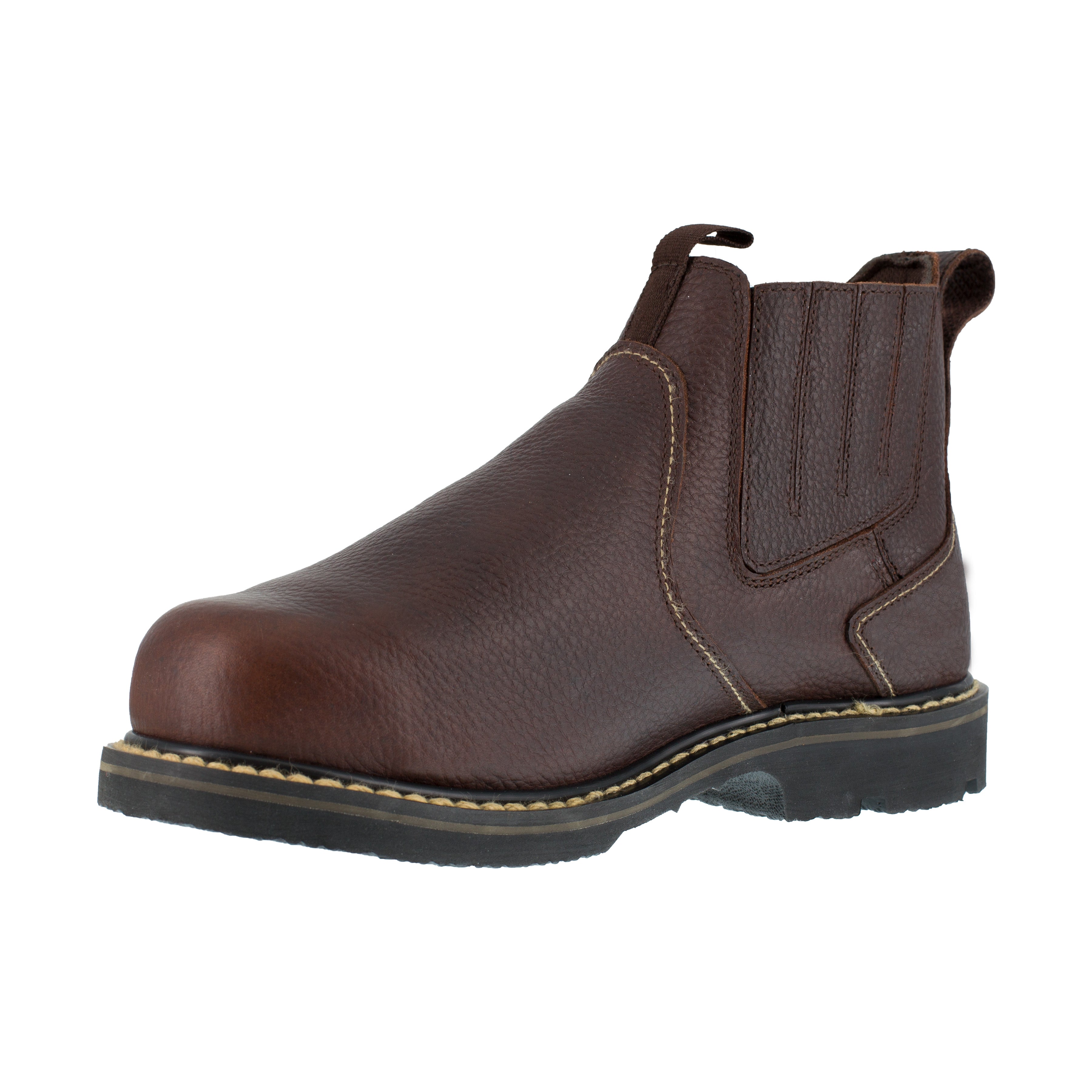 Iron Age Men's Groundbreaker 6" Steel Toe CushGuard Metguard Work Boot - Brown - IA5018 - Overlook Boots