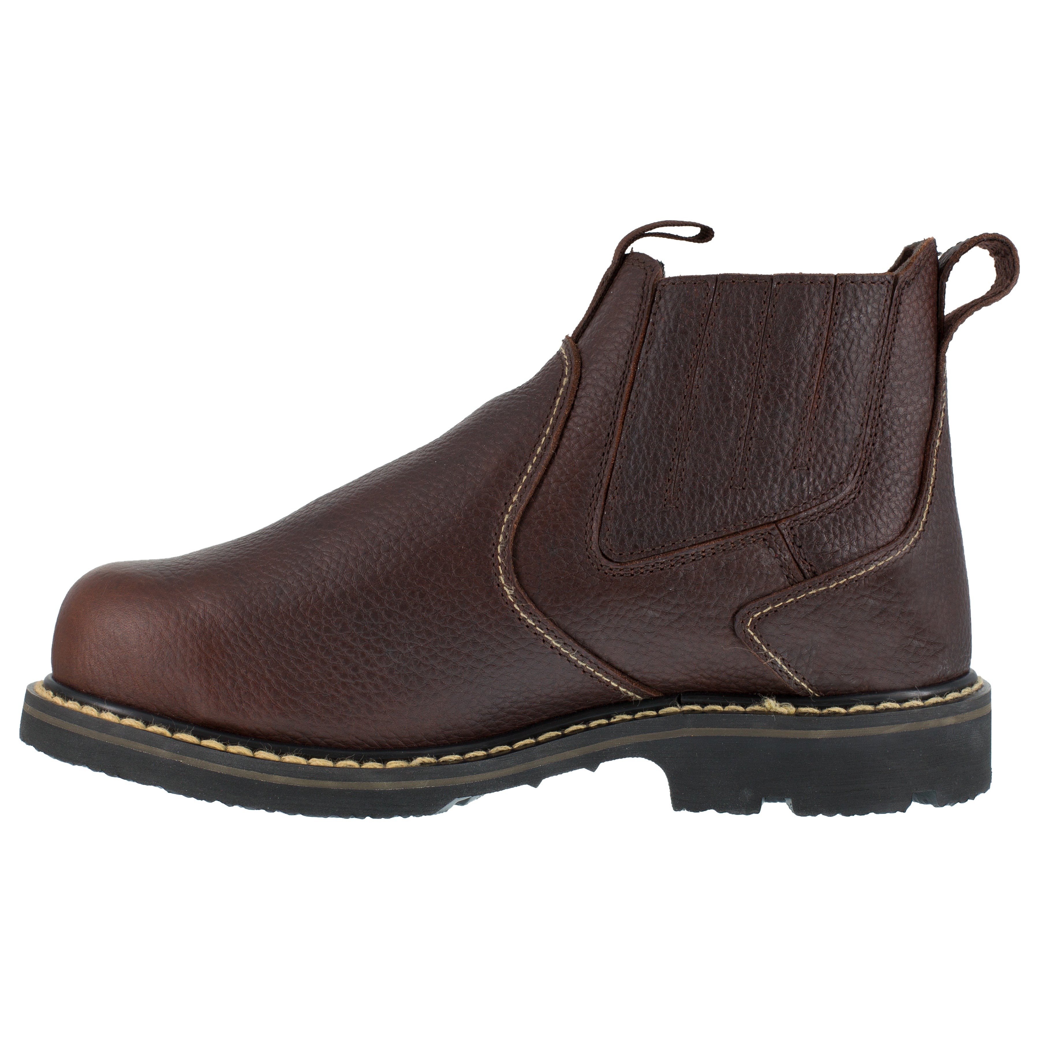 Iron Age Men's Groundbreaker 6" Steel Toe CushGuard Metguard Work Boot - Brown - IA5018 - Overlook Boots