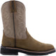 Iron Age Men's Outlaw 10" Steel Toe Waterproof Western Work Boot- Brown- IA5041 - Overlook Boots