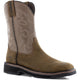 Iron Age Men's Outlaw 10" Steel Toe Waterproof Western Work Boot- Brown- IA5041 7 / Wide / Brown - Overlook Boots