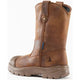Steel Blue Men's Heeler Scuff 10" Steel Toe WP Work Boot- Brown- 812965 - Overlook Boots