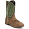 Justin Men's Nitread 11" Comp Toe Waterproof Pull On Work Boot- Brown- CR3210 7.0 / Medium / Brown - Overlook Boots