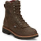 Justin Men's Rivot 8" Lace Up Western Work Boot -Brown- OW440 6.0 / Medium / Brown - Overlook Boots