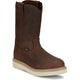 Justin Men's Ram 10" Slip Resistant Lace Up Work Boot - Brown - OW4710 6.0 / Medium / Brown - Overlook Boots
