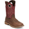 Justin Men's All Round 11" Steel Toe Western Work Boot -Brown- SE3110 8.0 / Medium / Brown - Overlook Boots