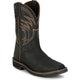 Justin Men's Widowmaker 11" Steel Toe WP Western Work Boot - Black - SE4241 7.0 / Medium / Black - Overlook Boots
