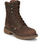 Justin Men's Rush 8" Waterproof Nano Composite Toe Western Work Boot -Brown- SE469 8 / Medium / Brown - Overlook Boots