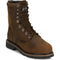 Justin Men's Pulley 8" Comp Toe Waterproof Met Guard Work Boot- Brown- SE630 6.0 / Medium / Brown - Overlook Boots