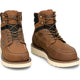 Justin Men's Garren 6" Steel Toe Waterproof Slip Resist Work Boot- Brown- HW689 - Overlook Boots