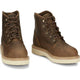 Justin Men's Maxwell 6" Steel Toe Lace Up Work Boot- Tan- OW709 - Overlook Boots