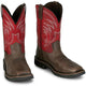 Justin Men's Apprentice 11" Steel Toe Western Work Boot - Coffee - SE4245 - Overlook Boots
