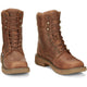Justin Men's Rush 8" Waterproof Lace Up Western Work Boot -Brown- SE467 - Overlook Boots