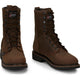 Justin Men's Drywall 8" Waterproof Work Boot -Brown- SE960  - Overlook Boots