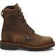 Justin Men's Blueprint 8" Lace Up USA Western Work Boot -Tan- 440 6.0 / Medium / Tan - Overlook Boots