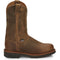 Justin Men's Blueprint 8" USA Western Work Boot -Tan- 4440 6.0 / Medium / Tan - Overlook Boots