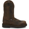 Justin Men's Balusters 11" Steel Toe Western USA Made Work Boot -Brown- 4445 6.0 / Medium / Brown - Overlook Boots