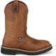 Justin Men's Ames 11" Steel Toe Waterproof Slip Resist Work Boot- Brown- HL4225 - Overlook Boots