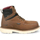 Justin Men's Bristol 6" Steel Toe Waterproof Slip Resist Work Boot- Brown- HW687 - Overlook Boots