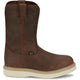 Justin Men's Ram 10" Slip Resistant Lace Up Work Boot - Brown - OW4710 - Overlook Boots