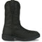 Justin Men's Drifter 11" Steel Toe WP Western Work Boot - Black - PD4065 7.0 / Medium / Black - Overlook Boots