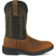Justin Men's Taskmaker 11" Waterproof Western Work Boot - Brown - PD4072 7.0 / Medium / Brown - Overlook Boots