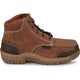 Justin Men's Corbett 5" Alloy Toe Waterproof Met Guard Work Shoe- Brown- SE255 - Overlook Boots
