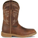 Justin Men's Daywork 11" Square Toe WP Western Work Boot - Pecan - SE4242 - Overlook Boots