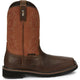 Justin Men's Actuator 11" Composite Toe Western Work Boot -Brown- SE4300 7.0 / Medium / Brown - Overlook Boots