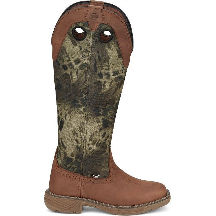 Justin Women's Rush Strike 17" Western Work Boot -Brown- SE4361 8 / Medium / Brown - Overlook Boots