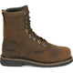 Justin Men's Pulley 8" Comp Toe Waterproof Met Guard Work Boot- Brown- SE630 - Overlook Boots