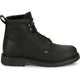 Justin Men's Dayworker 6" Steel Toe Waterproof Lace Up Work Boot- Black- SE635 - Overlook Boots