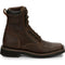 Justin Men's Pulley 8" Lace Western Work Boot -Brown- SE681 7.0 / Medium / Brown - Overlook Boots