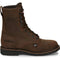 Justin Men's Drywall 8" Waterproof Work Boot -Brown- SE960 7.0 / Medium / Brown - Overlook Boots