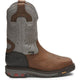 Justin Men's Tanker 11" Steel Toe Western Work Boot -Brown- WK2102 7.0 / Medium / Brown - Overlook Boots