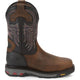 Justin Men's Tanker 11" Steel Toe Western Work Boot -Brown- WK2104 7.0 / Medium / Brown - Overlook Boots