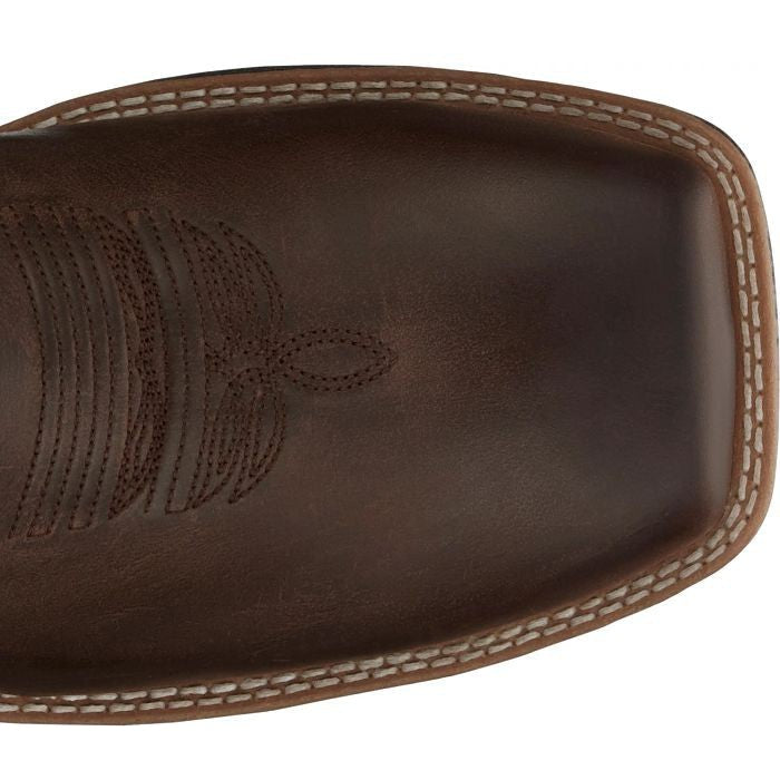 Justin Men's Nitread 11" Nano Comp Toe Western Work Boot -Brown- CR3204  - Overlook Boots