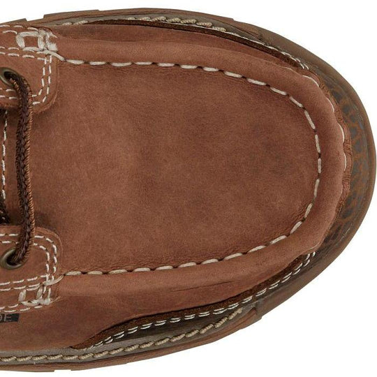 Justin Men's Corbett 5" Alloy Toe Waterproof Met Guard Work Shoe- Brown- SE255 - Overlook Boots