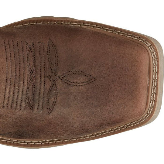 Justin Men's All Round 10" Waterproof Steel Toe Western Work Boot -Brown- SE3115 - Overlook Boots